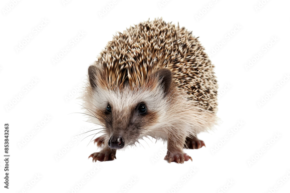 Close-up image of a small, spiky hedgehog against a transparent background. ideal for nature, wildlife, and animal-themed content. Close-up image of a small, spiky hedgehog against a transparent background. ideal for nature, wildlife, and animal-themed content.