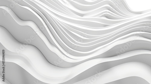 Wavy dynamic abstract white texture