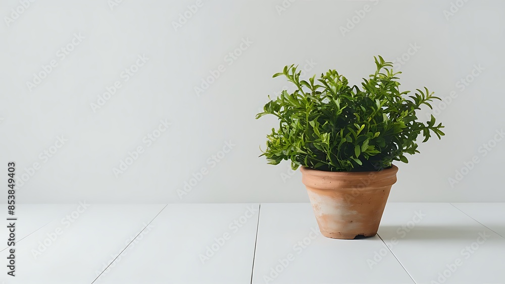 Fototapeta premium Pot in a pot on a white background