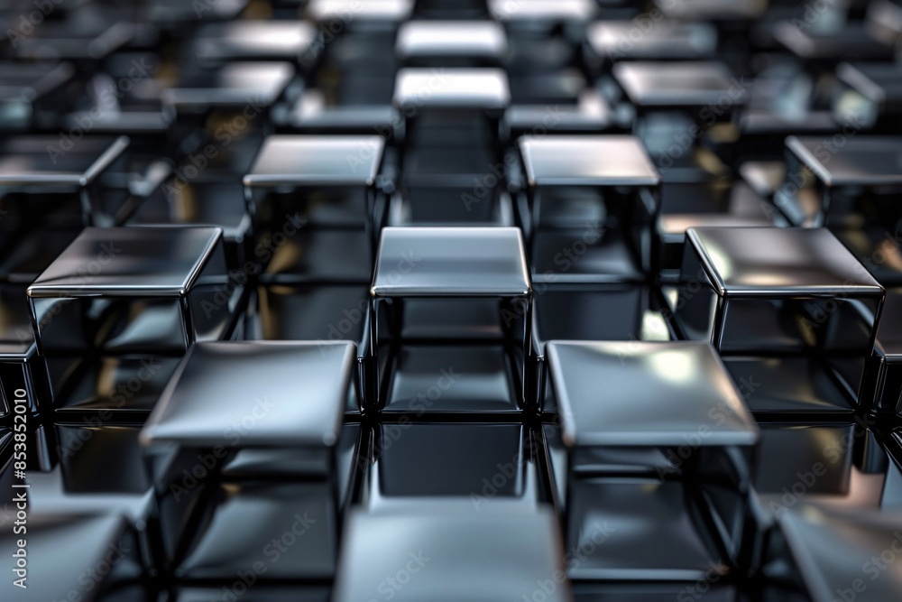 Naklejka premium Multiple chairs in a room