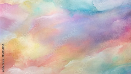 Background with blurred pastel colors. Pastel gradient. Watercolor blur: soft blurred background in watercolor style. Abstract pastel colors.