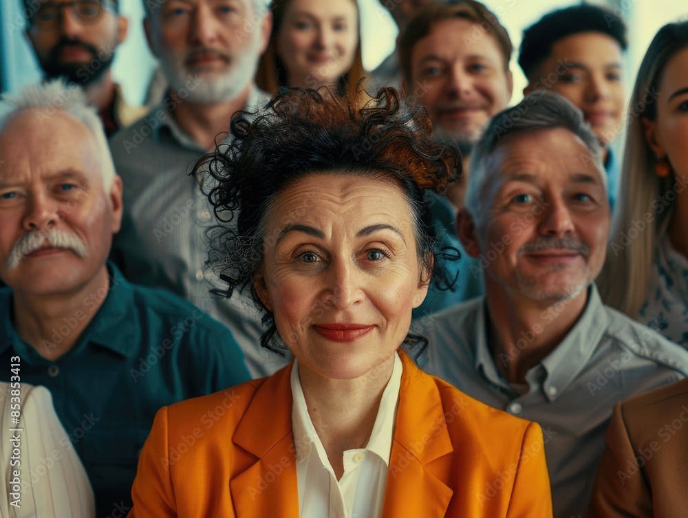 A group of individuals standing side by side, possibly in a social or celebratory setting A group of individuals standing side by side, possibly in a social or celebratory setting
