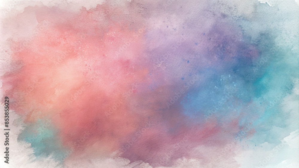 Fototapeta premium Background with blurred pastel colors. Pastel gradient. Watercolor blur: soft blurred background in watercolor style. Abstract pastel colors.