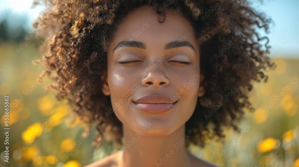 A person who feels emotionally balanced and happy. Shows that there is high serotonin A person who feels emotionally balanced and happy. Shows that there is high serotonin