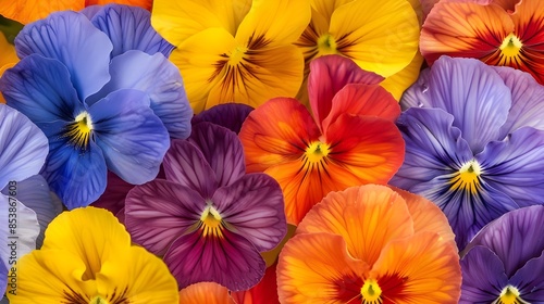 Vibrant Close up of Bloomin...