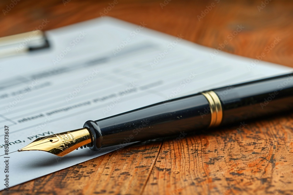 Pen, paper, table setup Pen, paper, table setup