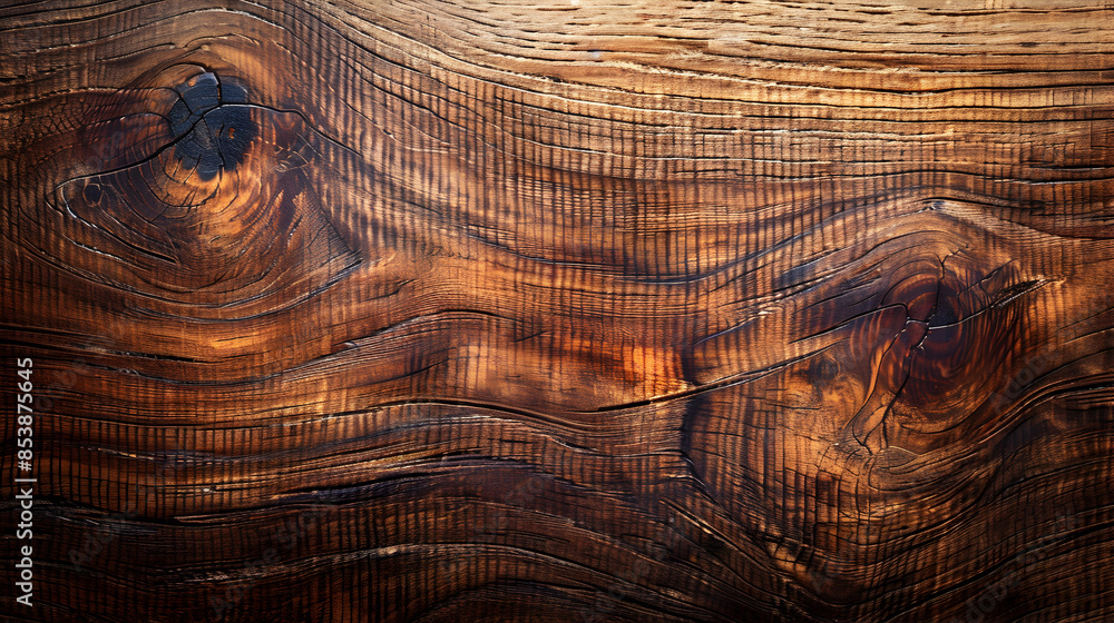 Close-Up of Textured Wooden Surface Close-Up of Textured Wooden Surface