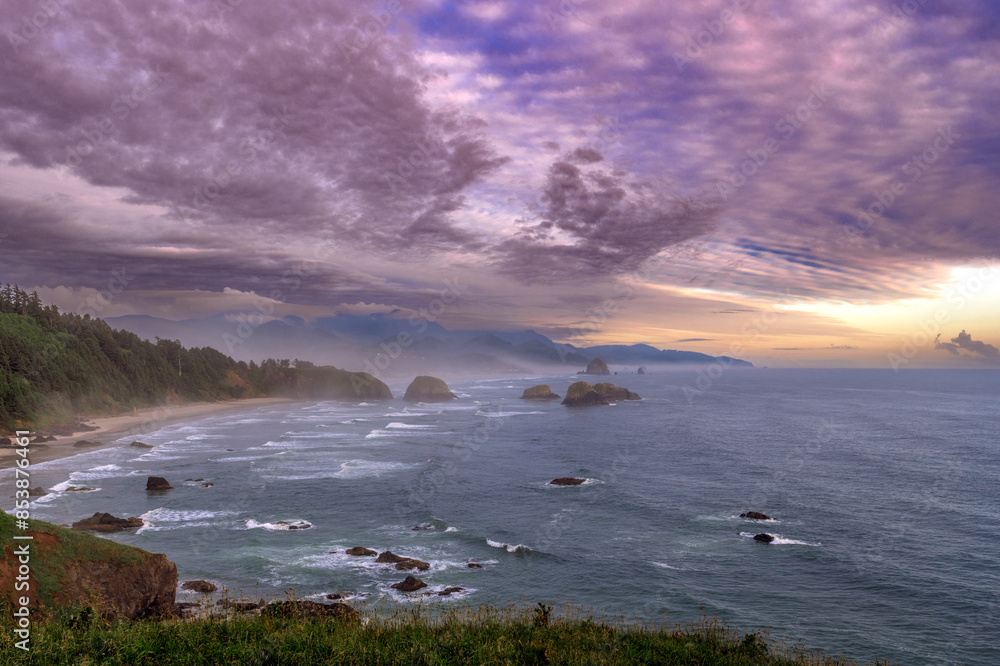Cannon Beach from Ecola Point Viewpoint