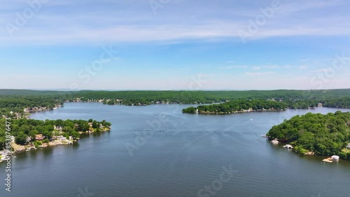 A wide view of Lake Hopatcong