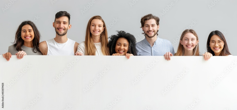 People with funny faces isolated over white. People with funny faces isolated over white.