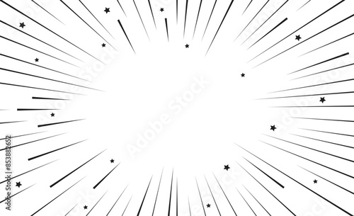 Sunburst star speed effect animation background design