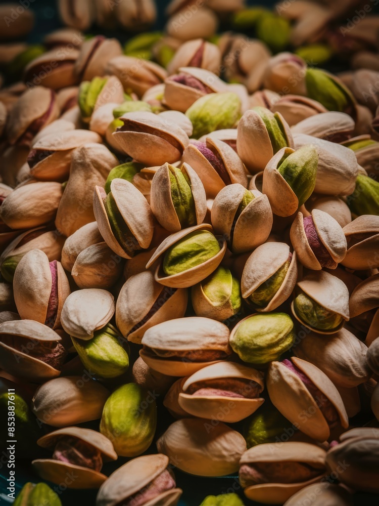 A vibrant close-up image of fresh, green pistachios, showcasing their rich color and natural texture, perfect for food enthusiasts and health-conscious viewers. A vibrant close-up image of fresh, green pistachios, showcasing their rich color and natural texture, perfect for food enthusiasts and health-conscious viewers.
