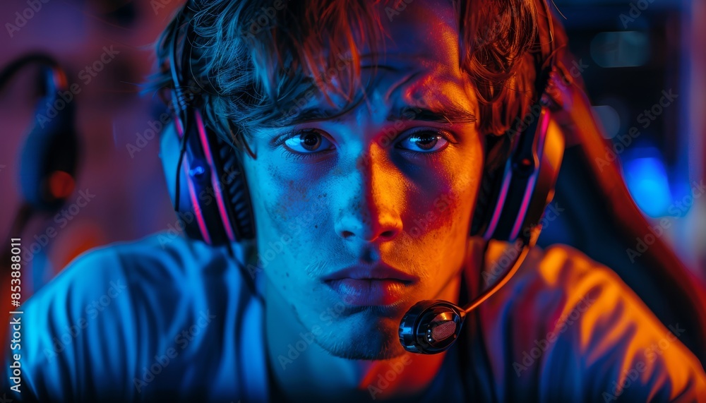 a video gamer distracted while trying to play a video gamer distracted while trying to play