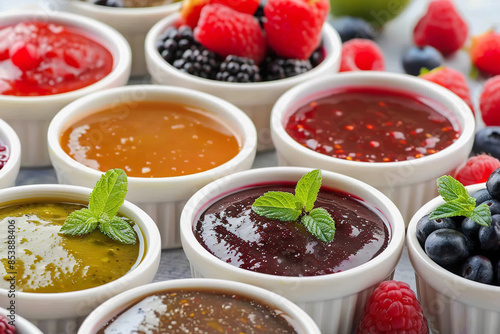 Berry Sauces for Meats and Desserts with Fresh Berries