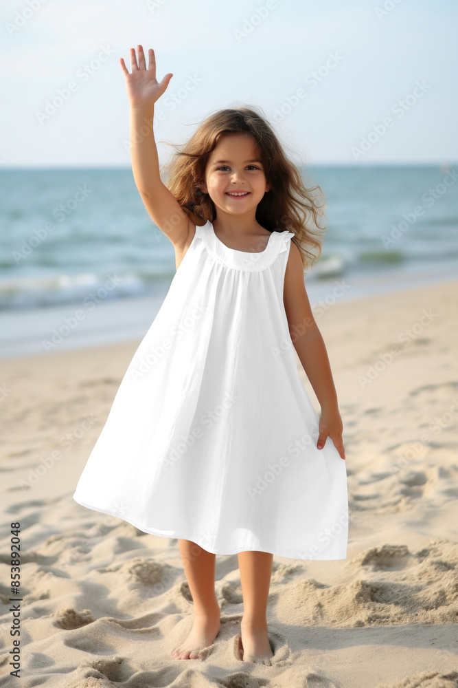 Girl's dress png mockup, transparent design Girl's dress png mockup, transparent design