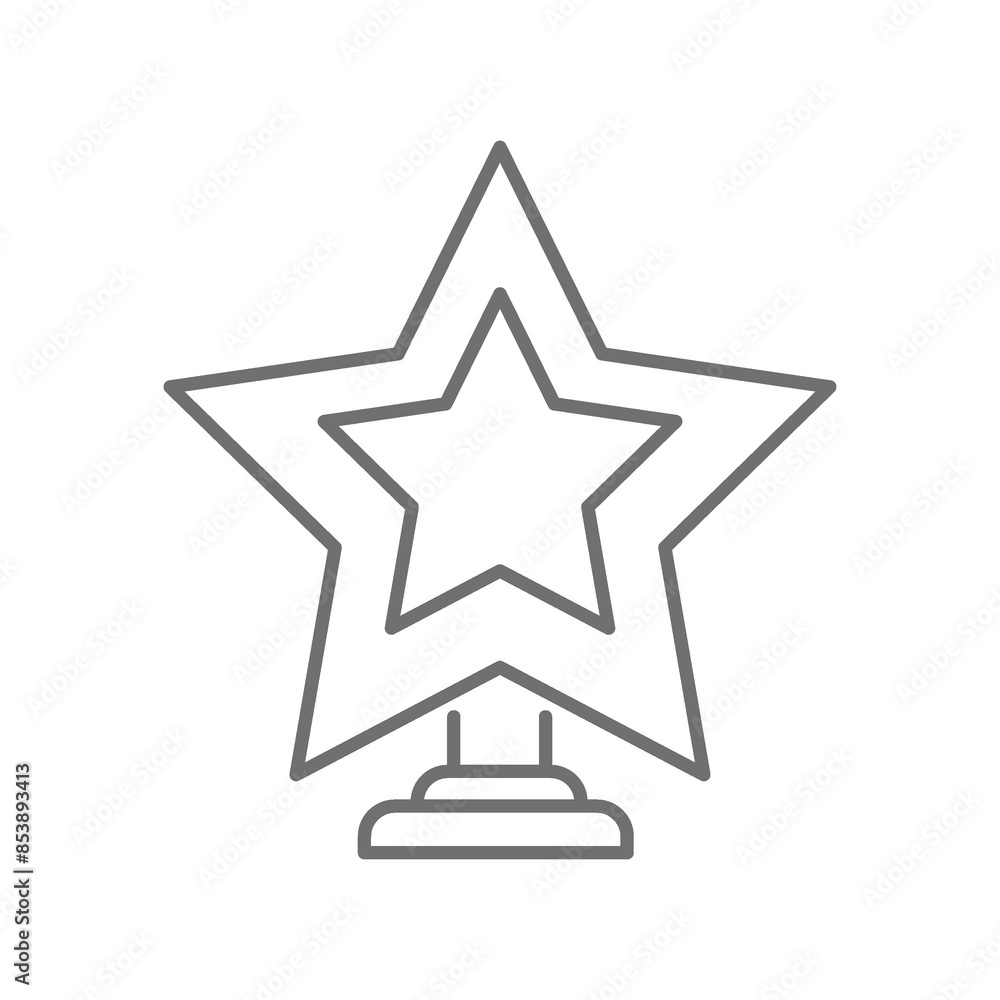Flat illustration. Victory icon. Award, badge, winner's medal, victory cup. Perfect icon for your design.. Flat illustration. Victory icon. Award, badge, winner's medal, victory cup. Perfect icon for your design..