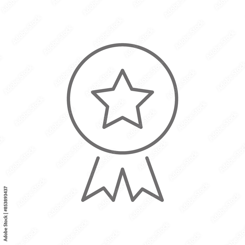 Flat illustration. Victory icon. Award, badge, winner's medal, victory cup. Perfect icon for your design.. Flat illustration. Victory icon. Award, badge, winner's medal, victory cup. Perfect icon for your design..