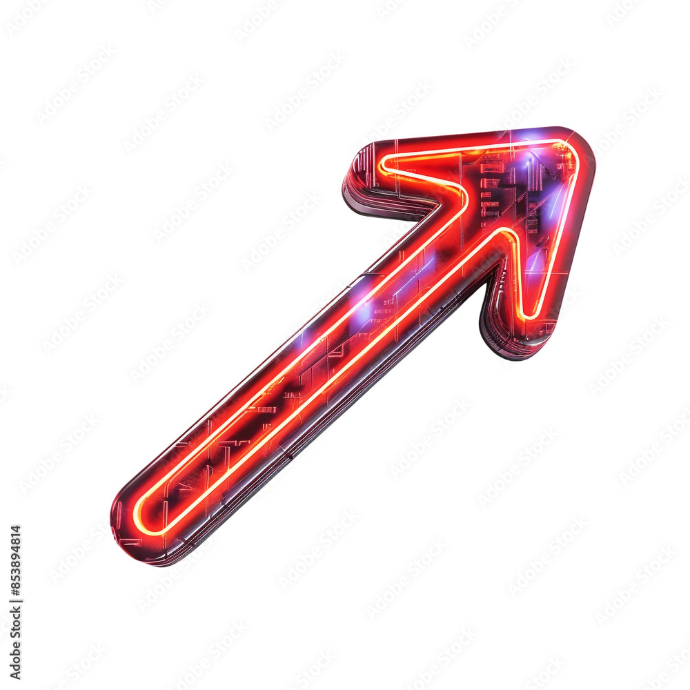 Vibrant neon red arrow pointing upward, perfect for highlighting directions, sales growth, or emphasizing key points in designs. Vibrant neon red arrow pointing upward, perfect for highlighting directions, sales growth, or emphasizing key points in designs.