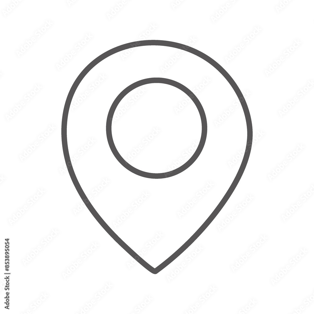 Flat icon. Navigation and address icons. Gray icon on isolated on white background. Perfect for your creative idea... Flat icon. Navigation and address icons. Gray icon on isolated on white background. Perfect for your creative idea...