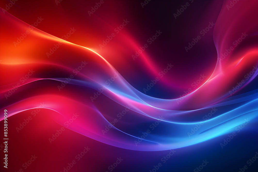 Abstract gradient waves with vibrant blue, red, and purple hues flowing smoothly. Modern, dynamic, and elegant background suitable for creative design projects with copy space. Abstract gradient waves with vibrant blue, red, and purple hues flowing smoothly. Modern, dynamic, and elegant background suitable for creative design projects with copy space.