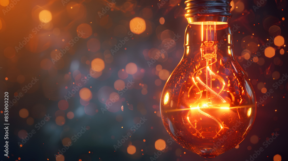 Green energy concept with light bulb and nature. AI Generated Green energy concept with light bulb and nature. AI Generated