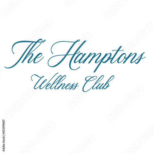 The Hamptons wellness health sun retreat club Graphic Tee Slogan vector Fashion t-shirt Trending emblem crest logo Apparel Badge Cute Tshirt  artwork typography tote