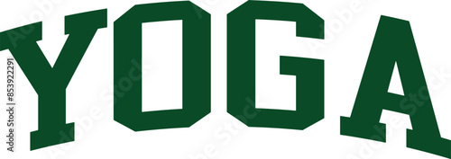 Yoga College Wellness Slogan Namaste Yogi Well Health Club Slogan logo Vector