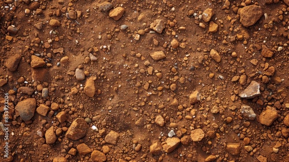 Red Rocky Soil Texture Background Generative AI Red Rocky Soil Texture Background Generative AI
