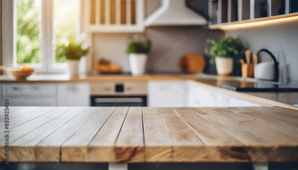 white modern table with a glossy finish stands prominently on a blurred kitchen bench background. The scene exudes elegance and minimalism, emphasizing the table's clean lines and contemporary design white modern table with a glossy finish stands prominently on a blurred kitchen bench background. The scene exudes elegance and minimalism, emphasizing the table's clean lines and contemporary design
