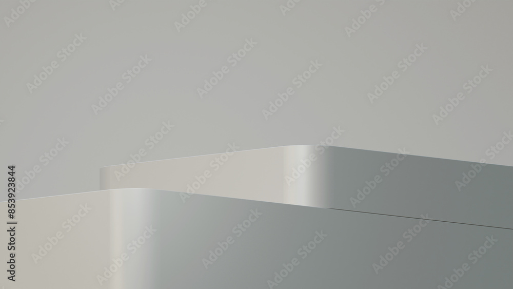 Product presentation, mock up, show cosmetic product, podium, stage pedestal or platform. Abstract scene background on white background. Product presentation, mock up, show cosmetic product, podium, stage pedestal or platform. Abstract scene background on white background.