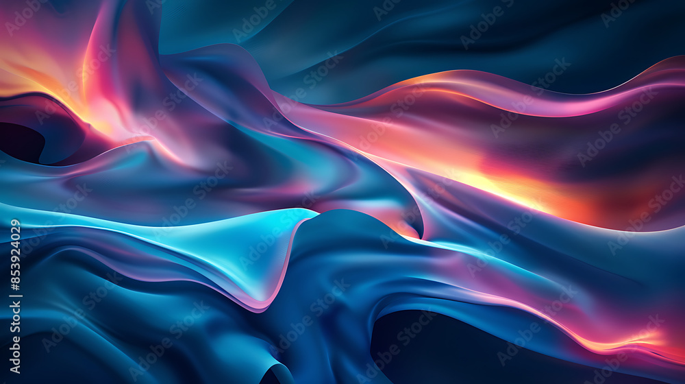 Symphony of Vibrant Abstract Curves and Patterns Symphony of Vibrant Abstract Curves and Patterns