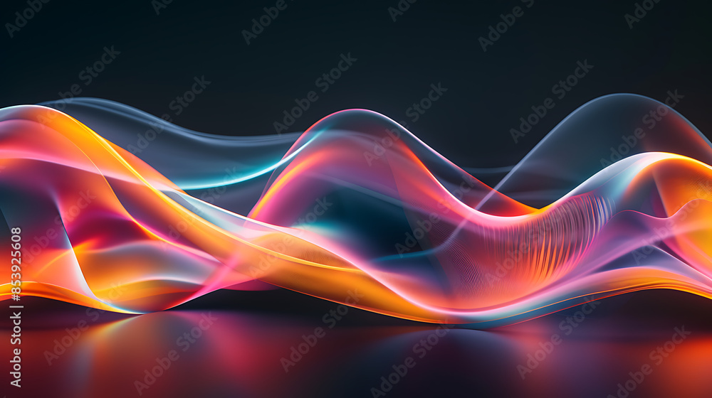 Symphony of Vibrant Abstract Curves and Patterns Symphony of Vibrant Abstract Curves and Patterns