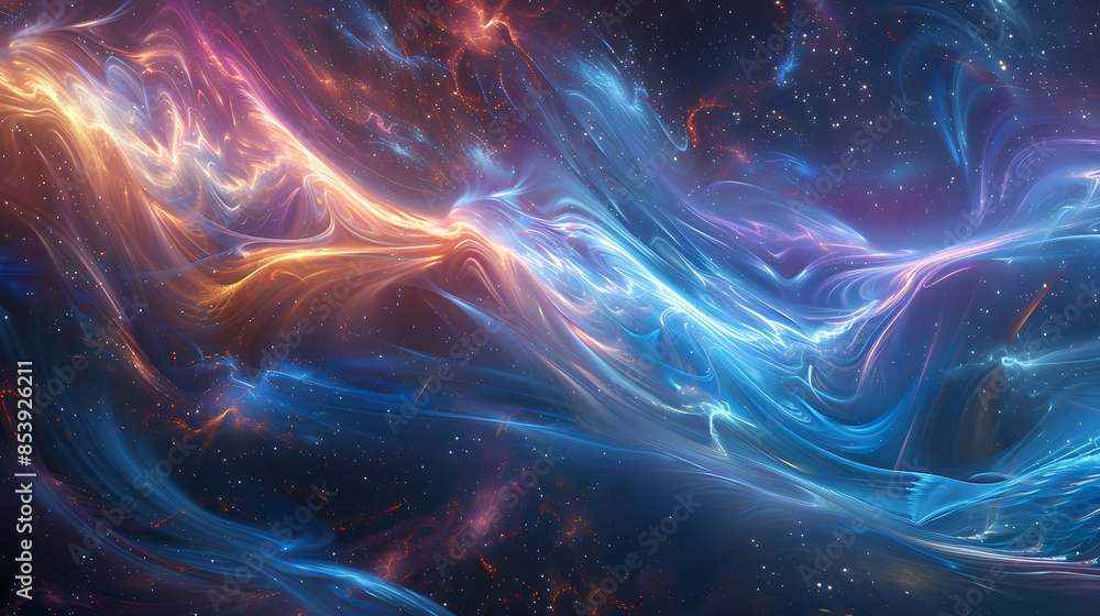Symphony of Vibrant Abstract Curves and Patterns Symphony of Vibrant Abstract Curves and Patterns