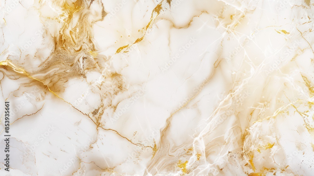 White Marble with Golden Veins White Marble with Golden Veins