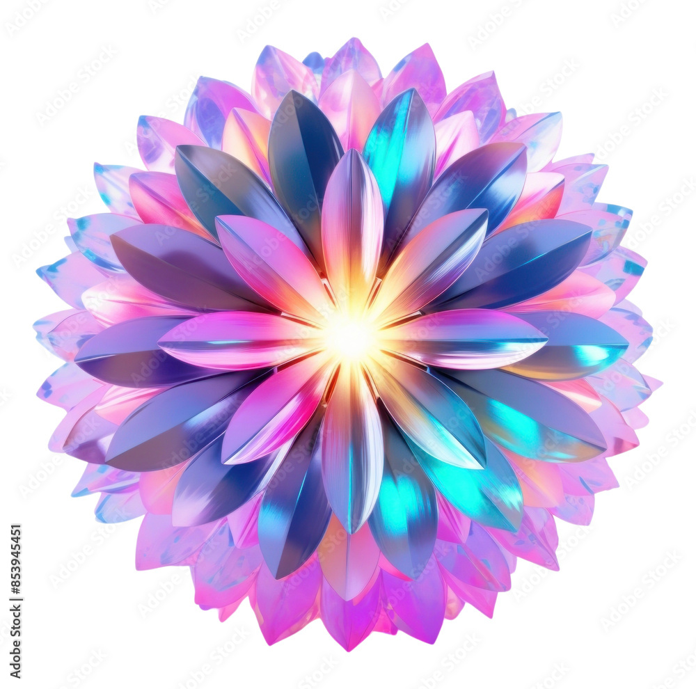 Obraz premium PNG Flower dahlia shape white background.