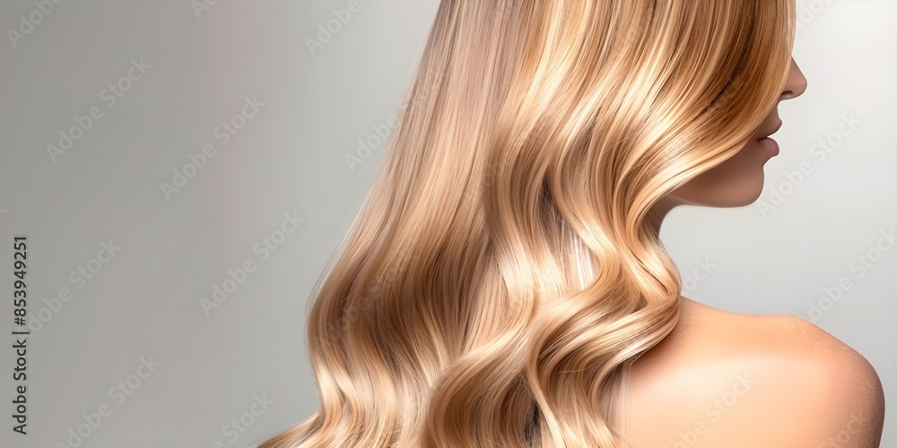 Woman with freshly dyed balayage showcasing beautiful long hair. Concept Hair Transformation, Balayage Hairstyle, Long Hair Beauty, Stylish Hair Color, Trendy Hair Salon Woman with freshly dyed balayage showcasing beautiful long hair. Concept Hair Transformation, Balayage Hairstyle, Long Hair Beauty, Stylish Hair Color, Trendy Hair Salon