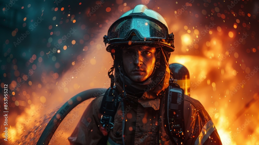 Firefighter in the Blaze Firefighter in the Blaze