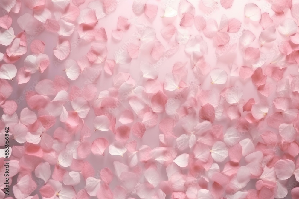 Fototapeta premium pink rose petals made by midjourney