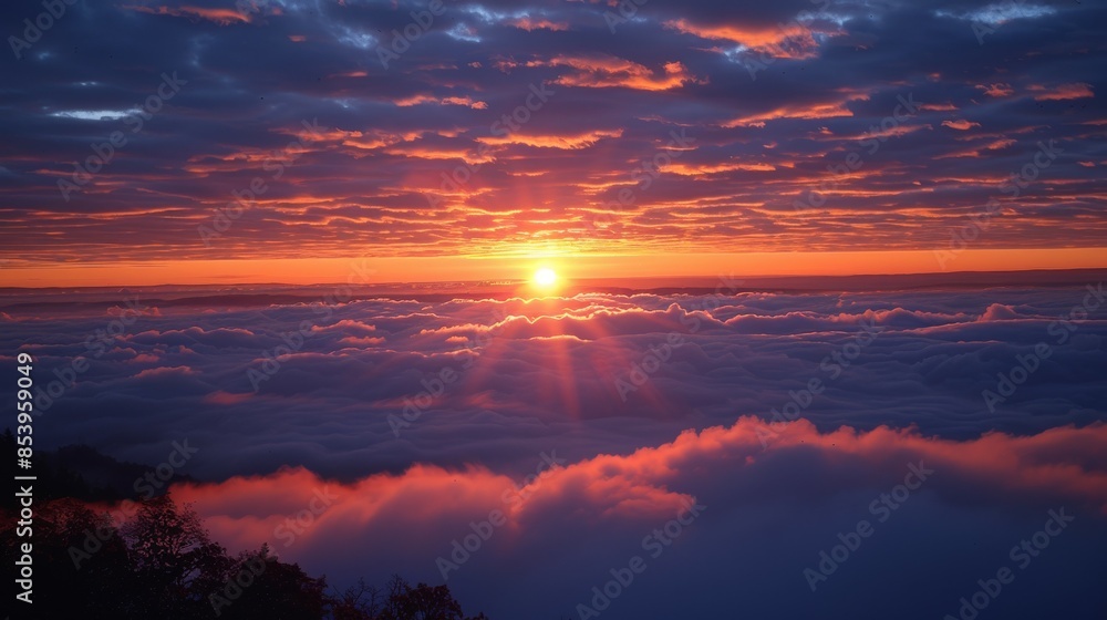 Sunrise Above the Clouds Sunrise Above the Clouds