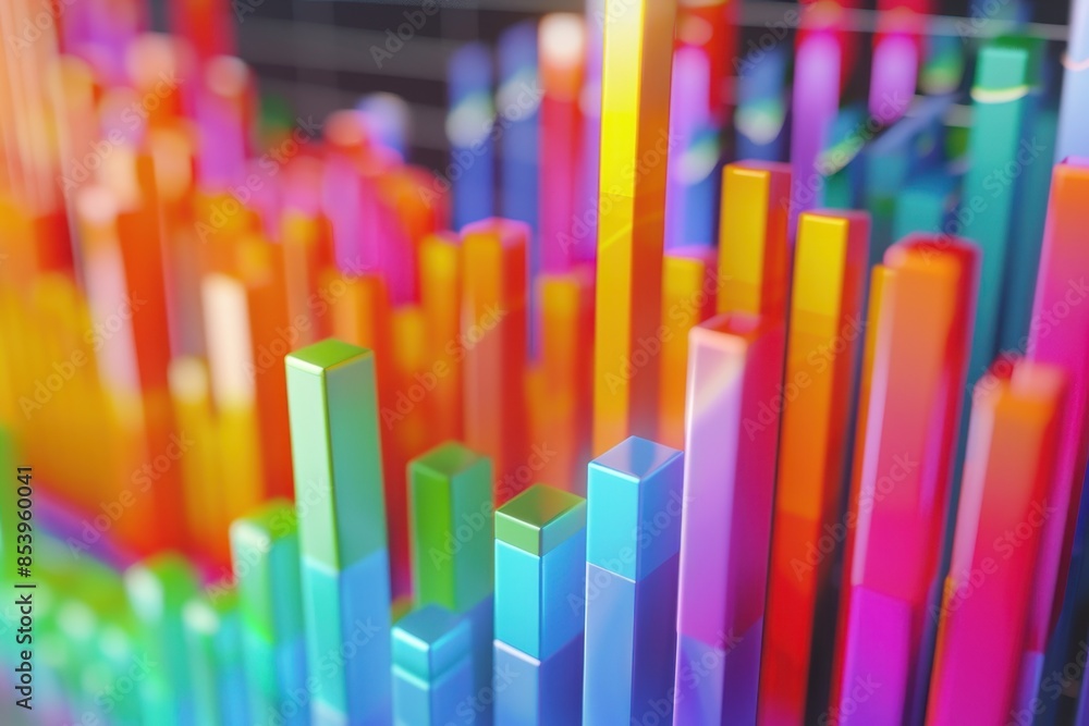 Visualizing Compound Interest: Dynamic 3D Graph Illustrating Investment Growth with Vibrant Colors and Labels Visualizing Compound Interest: Dynamic 3D Graph Illustrating Investment Growth with Vibrant Colors and Labels