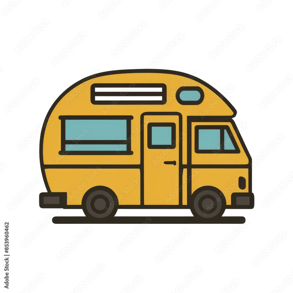 Exploring Freedom Simplified Camper Van Icon
Exploring Freedom Simplified Camper Van Icon