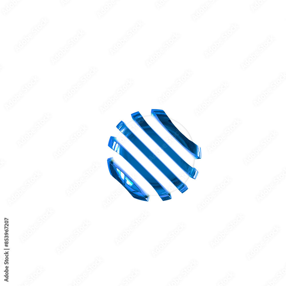 White symbol with blue diagonal ultra thin straps White symbol with blue diagonal ultra thin straps