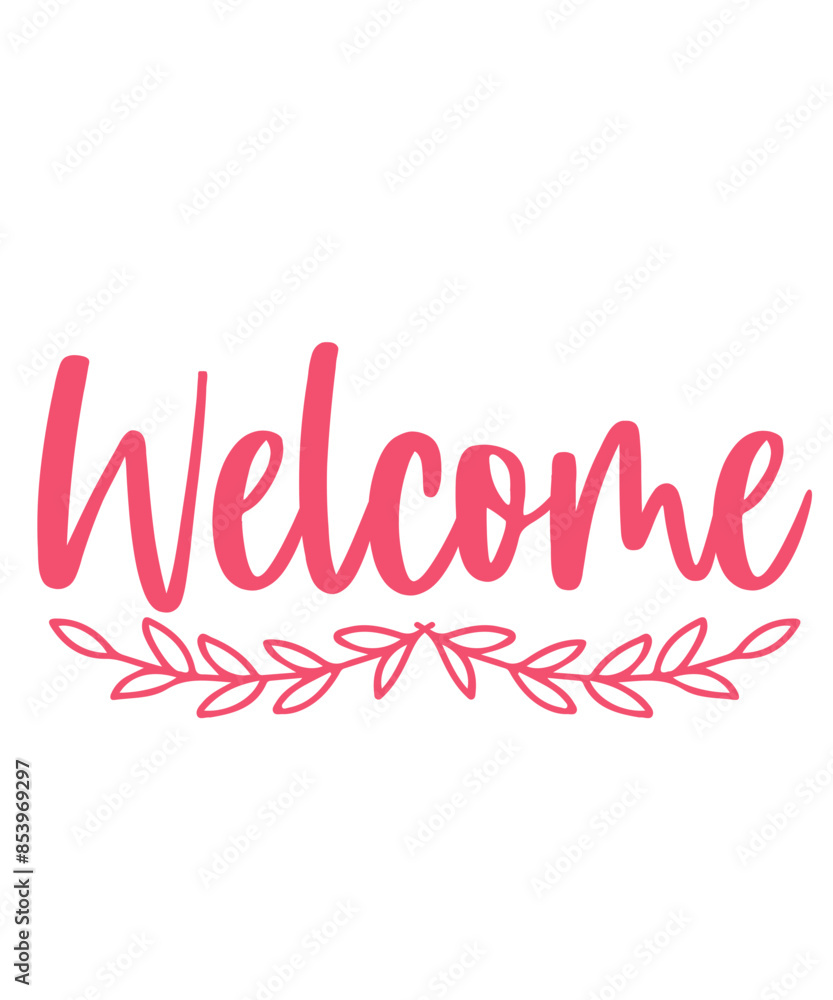 Welcome typography design on plain white transparent isolated background for sign, card, shirt, hoodie, sweatshirt, apparel, tag, mug, icon, poster or badge Welcome typography design on plain white transparent isolated background for sign, card, shirt, hoodie, sweatshirt, apparel, tag, mug, icon, poster or badge