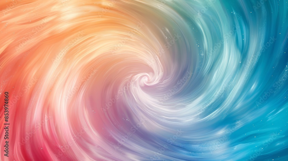 Obraz premium Abstract Swirling Colors