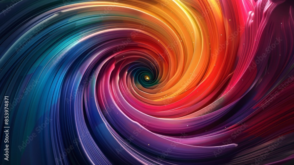 Abstract Colorful Swirling Pattern Abstract Colorful Swirling Pattern