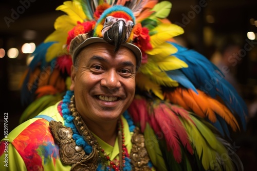 Vibrant Colombia celebration, joyful festivities and colorful cultural tradition of colombian culture, lively spirit and rich heritage of south America's vibrant nation. © Alla