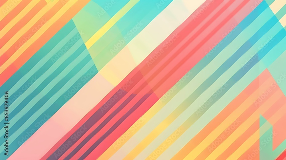 Abstract Geometric Pattern with Vibrant Colors Abstract Geometric Pattern with Vibrant Colors