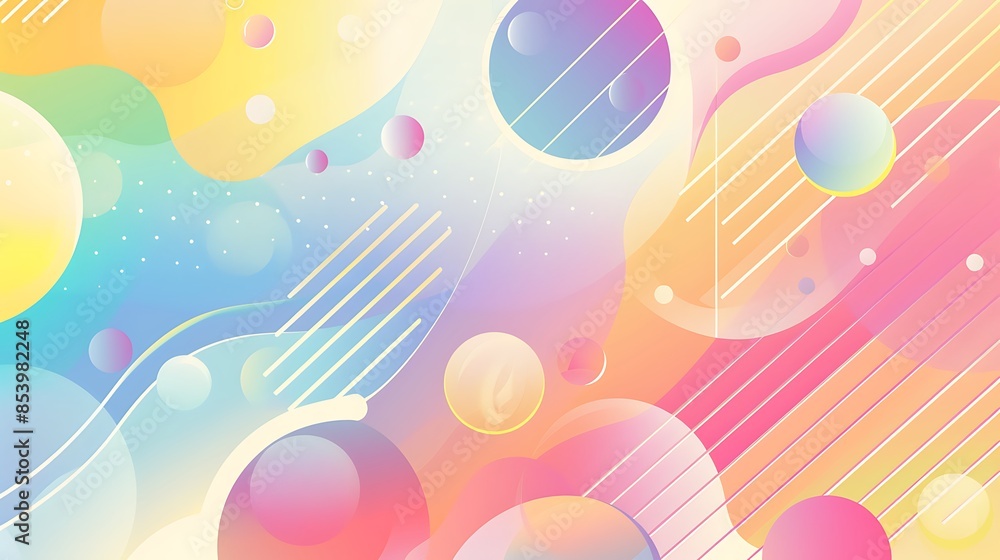 Abstract Colorful Background with Gradient Circles Abstract Colorful Background with Gradient Circles