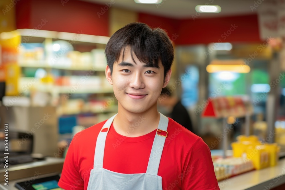 store or shop clerk person portrait concept store or shop clerk person portrait concept