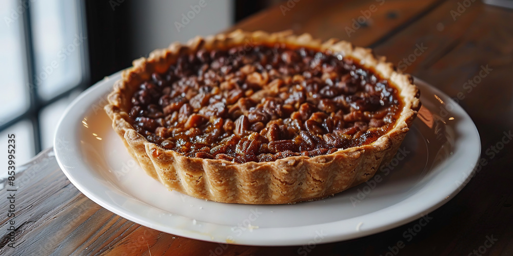 Muskoka maple butter tart on the table Muskoka maple butter tart on the table